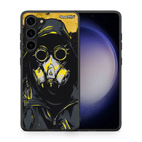 Thumbnail for Θήκη Samsung Galaxy S23 Plus PopArt Mask από τη Smartfits με σχέδιο στο πίσω μέρος και μαύρο περίβλημα | Samsung Galaxy S23 Plus PopArt Mask Case with Colorful Back and Black Bezels