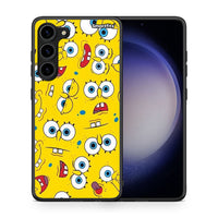 Thumbnail for Θήκη Samsung Galaxy S23 Plus PopArt Sponge από τη Smartfits με σχέδιο στο πίσω μέρος και μαύρο περίβλημα | Samsung Galaxy S23 Plus PopArt Sponge Case with Colorful Back and Black Bezels