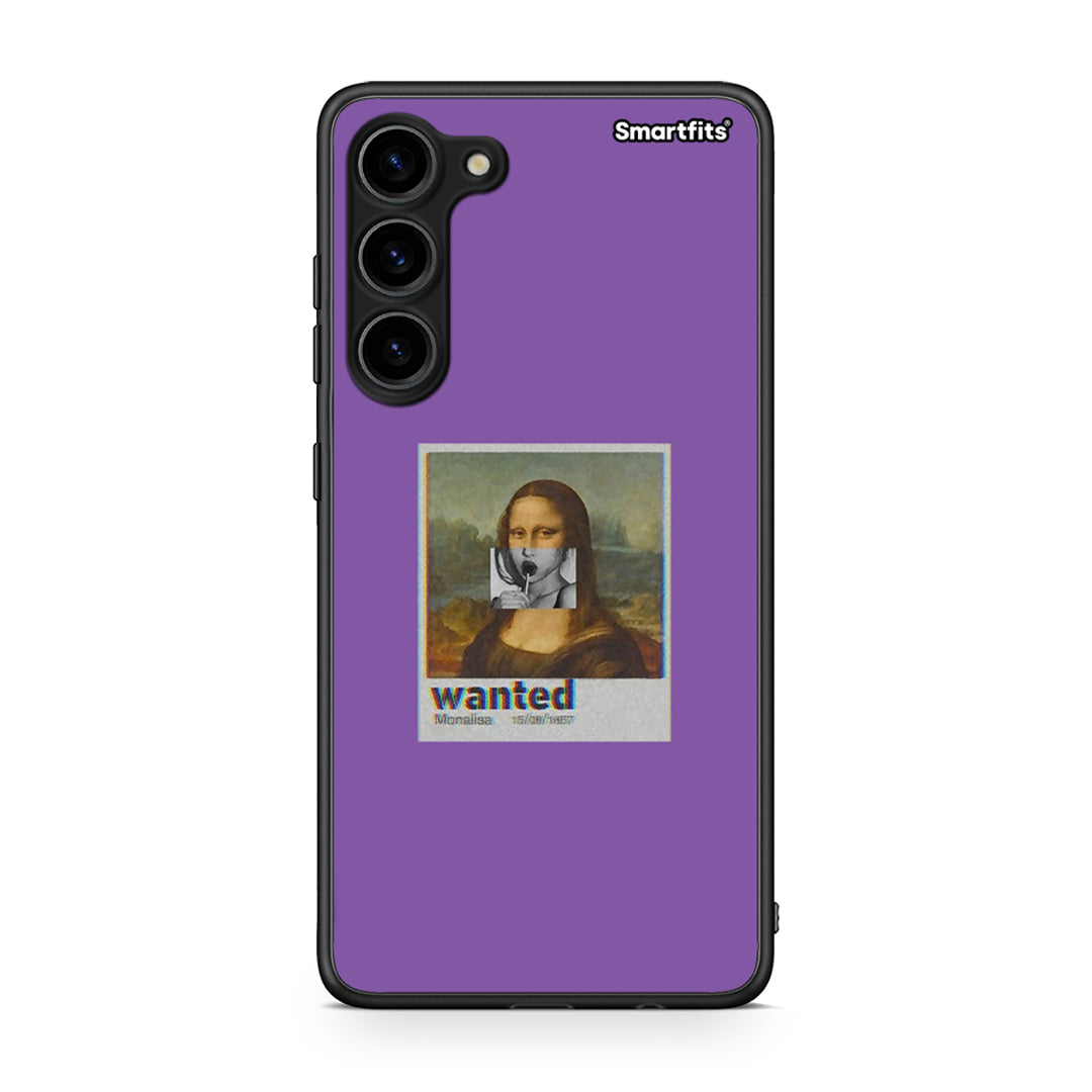 Θήκη Samsung Galaxy S23 Plus Popart Monalisa από τη Smartfits με σχέδιο στο πίσω μέρος και μαύρο περίβλημα | Samsung Galaxy S23 Plus Popart Monalisa Case with Colorful Back and Black Bezels