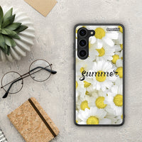 Thumbnail for Θήκη Samsung Galaxy S23 Plus Summer Daisies από τη Smartfits με σχέδιο στο πίσω μέρος και μαύρο περίβλημα | Samsung Galaxy S23 Plus Summer Daisies Case with Colorful Back and Black Bezels