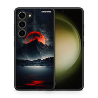 Thumbnail for Θήκη Samsung Galaxy S23 Red Full Moon από τη Smartfits με σχέδιο στο πίσω μέρος και μαύρο περίβλημα | Samsung Galaxy S23 Red Full Moon Case with Colorful Back and Black Bezels