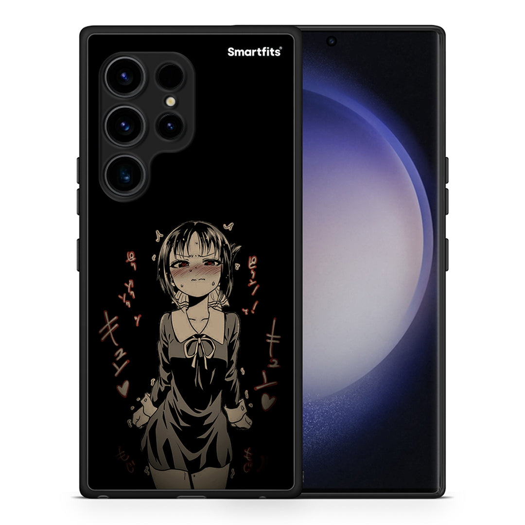 Θήκη Samsung Galaxy S23 Ultra Anime Girl από τη Smartfits με σχέδιο στο πίσω μέρος και μαύρο περίβλημα | Samsung Galaxy S23 Ultra Anime Girl Case with Colorful Back and Black Bezels