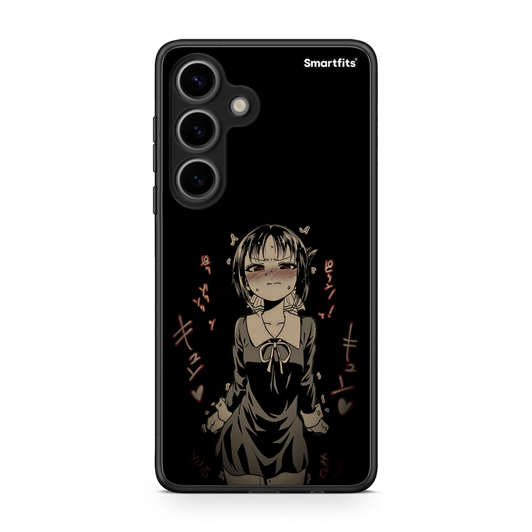 Samsung Galaxy S24 Anime Girl θήκη από τη Smartfits με σχέδιο στο πίσω μέρος και μαύρο περίβλημα | Smartphone case with colorful back and black bezels by Smartfits