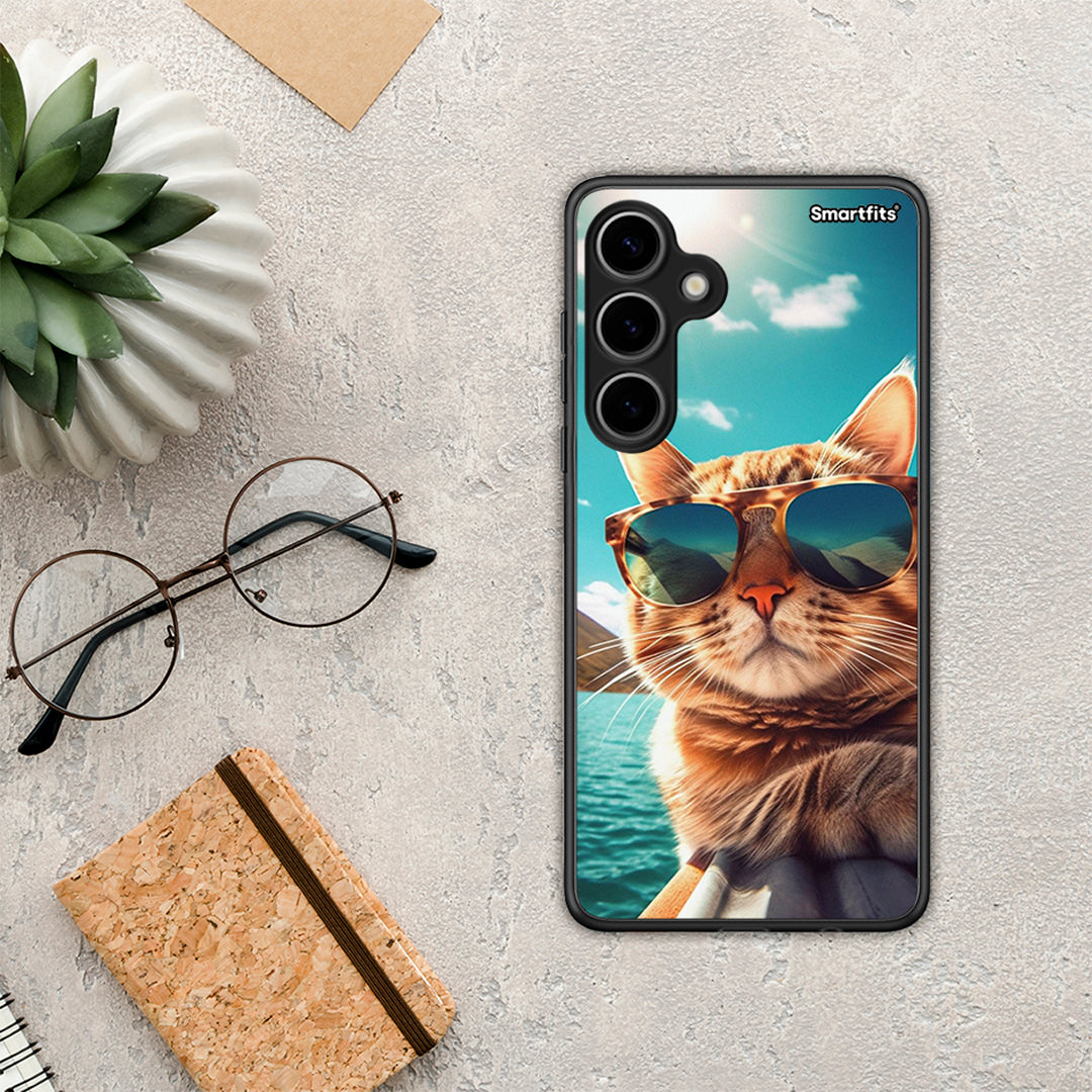 Summer Cat - Samsung Galaxy S24 Plus case