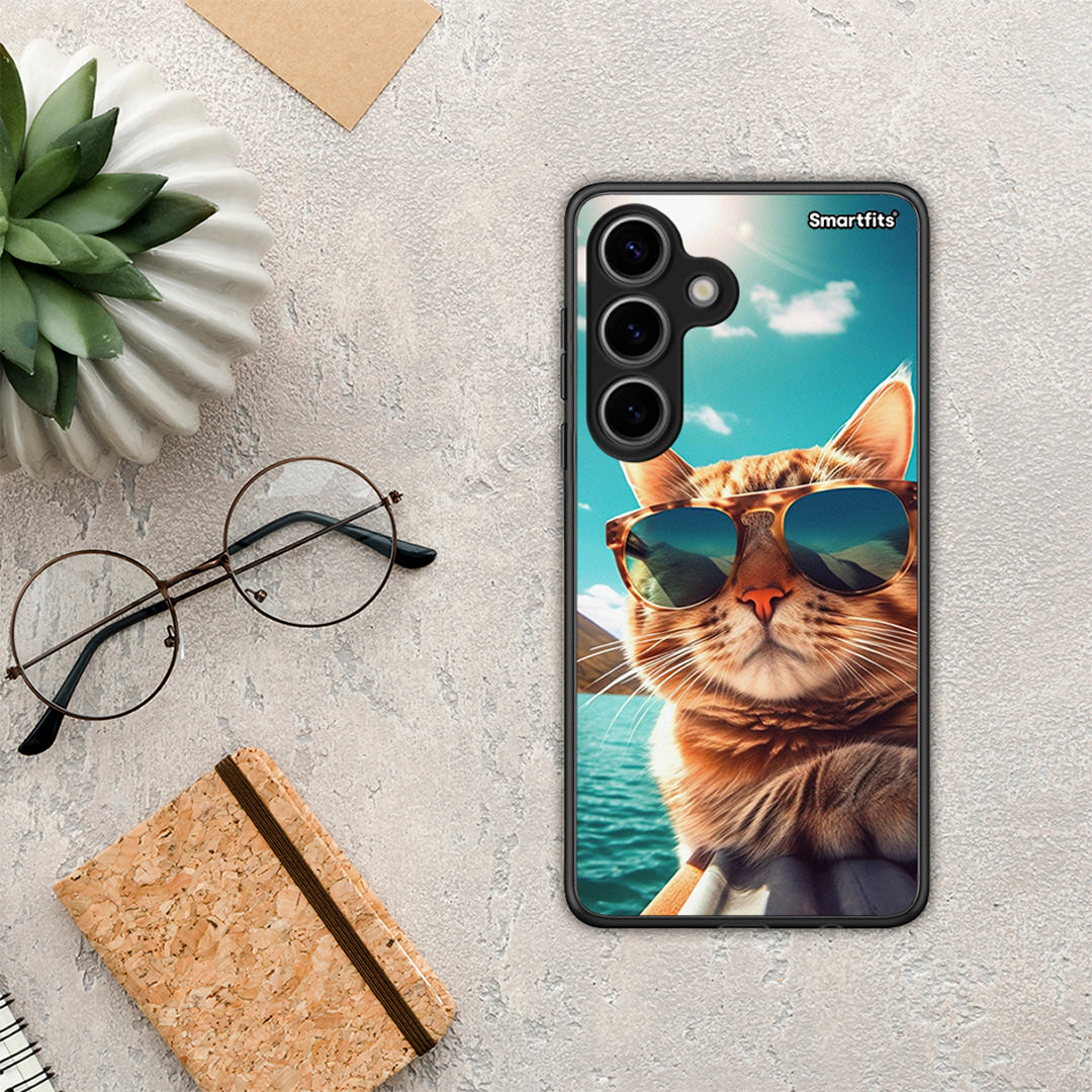 Summer Cat - Samsung Galaxy S24 case