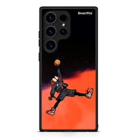 Thumbnail for Θήκη Samsung Galaxy S24 Ultra Basketball Hero από τη Smartfits με σχέδιο στο πίσω μέρος και μαύρο περίβλημα | Samsung Galaxy S24 Ultra Basketball Hero Case with Colorful Back and Black Bezels