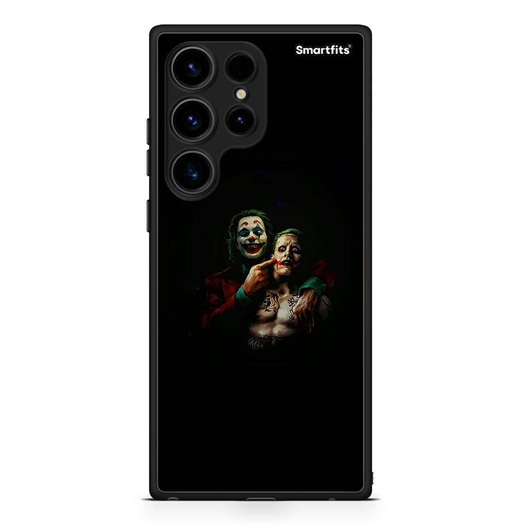 Θήκη Samsung Galaxy S24 Ultra Hero Clown από τη Smartfits με σχέδιο στο πίσω μέρος και μαύρο περίβλημα | Samsung Galaxy S24 Ultra Hero Clown Case with Colorful Back and Black Bezels