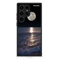 Thumbnail for Θήκη Samsung Galaxy S24 Ultra Landscape Moon από τη Smartfits με σχέδιο στο πίσω μέρος και μαύρο περίβλημα | Samsung Galaxy S24 Ultra Landscape Moon Case with Colorful Back and Black Bezels