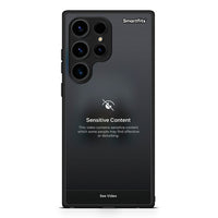 Thumbnail for Θήκη Samsung Galaxy S24 Ultra Sensitive Content από τη Smartfits με σχέδιο στο πίσω μέρος και μαύρο περίβλημα | Samsung Galaxy S24 Ultra Sensitive Content Case with Colorful Back and Black Bezels