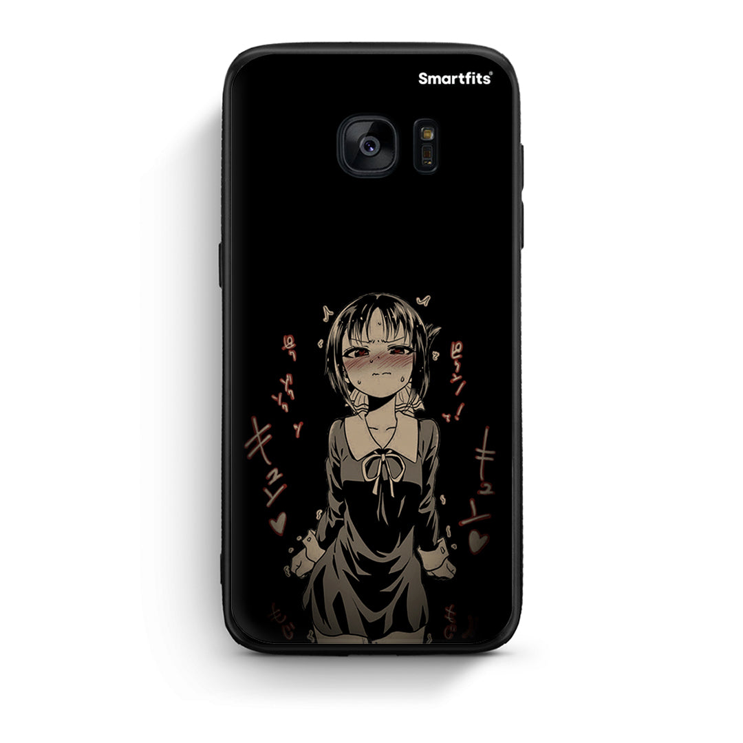 samsung s7 Anime Girl θήκη από τη Smartfits με σχέδιο στο πίσω μέρος και μαύρο περίβλημα | Smartphone case with colorful back and black bezels by Smartfits