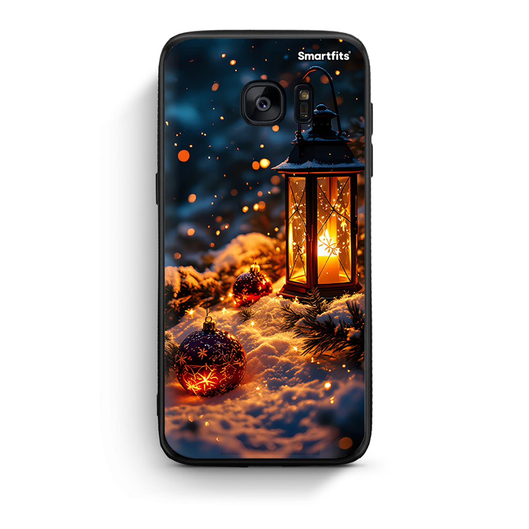 samsung s7 Christmas Ornaments θήκη από τη Smartfits με σχέδιο στο πίσω μέρος και μαύρο περίβλημα | Smartphone case with colorful back and black bezels by Smartfits