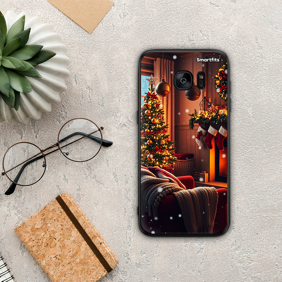 Home For Christmas - Samsung Galaxy S7 Edge θήκη