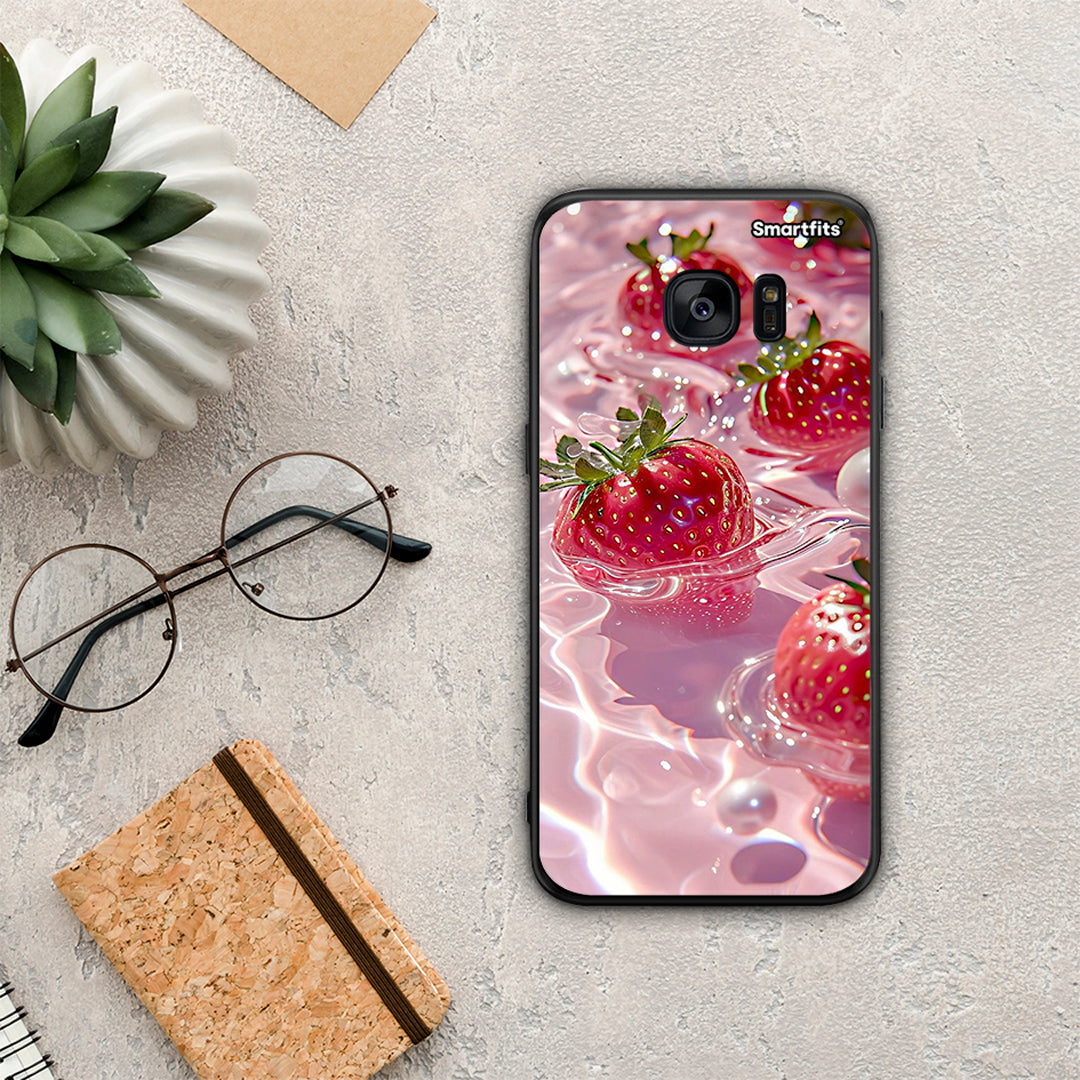 Juicy Strawberries - Samsung Galaxy S7 edge case