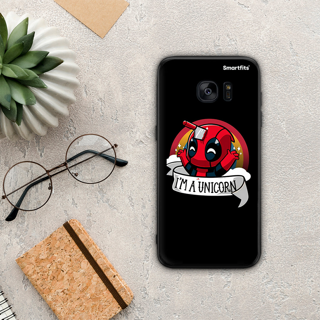 Unicorn Deadpool - Samsung Galaxy S7 θήκη