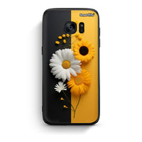 Thumbnail for samsung s7 Yellow Daisies θήκη από τη Smartfits με σχέδιο στο πίσω μέρος και μαύρο περίβλημα | Smartphone case with colorful back and black bezels by Smartfits