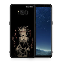 Thumbnail for Θήκη Samsung S8 Anime Girl από τη Smartfits με σχέδιο στο πίσω μέρος και μαύρο περίβλημα | Samsung S8 Anime Girl case with colorful back and black bezels