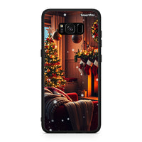 Thumbnail for Samsung S8 Home For Christmas θήκη από τη Smartfits με σχέδιο στο πίσω μέρος και μαύρο περίβλημα | Smartphone case with colorful back and black bezels by Smartfits