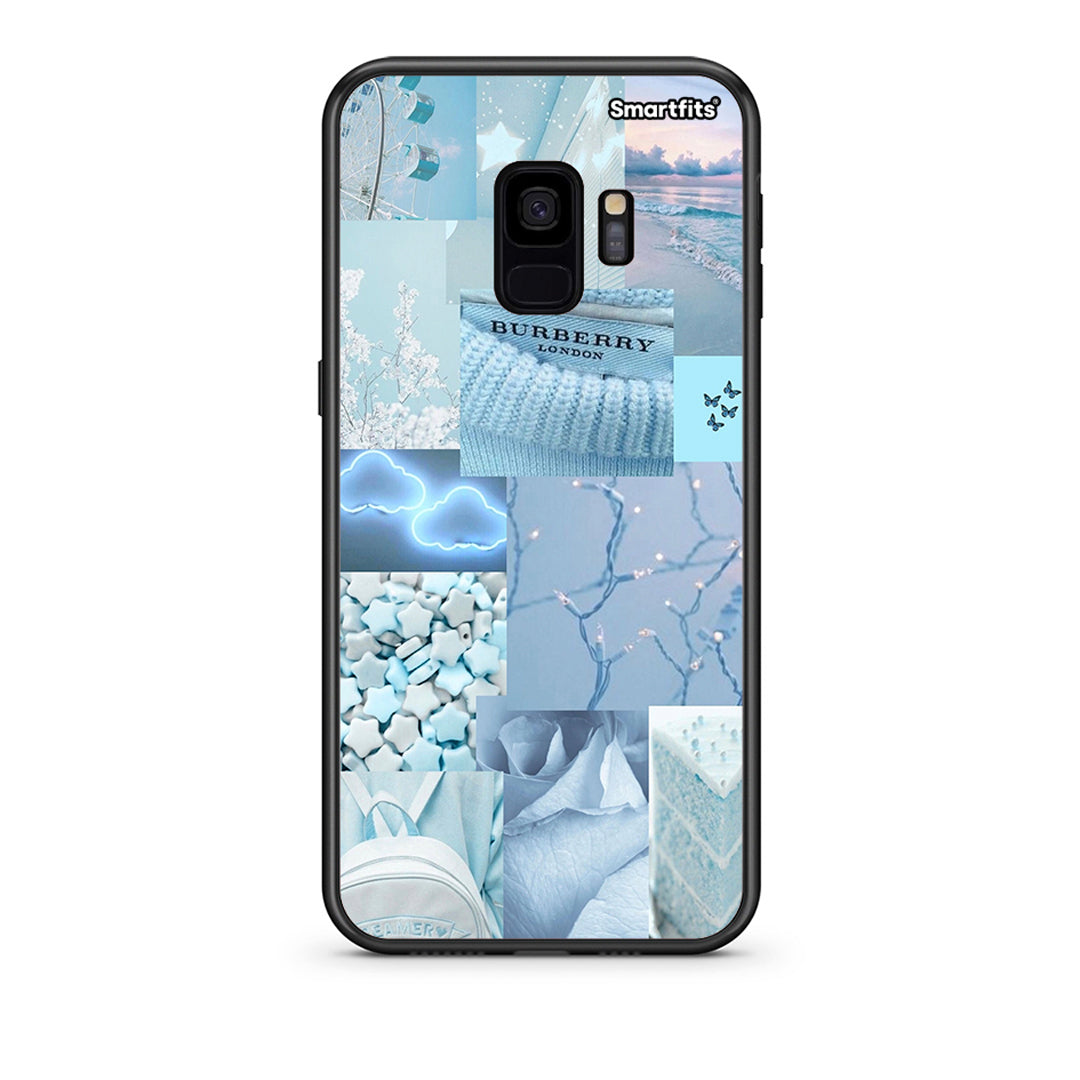 samsung s9 Ciel Aesthetic Collage θήκη από τη Smartfits με σχέδιο στο πίσω μέρος και μαύρο περίβλημα | Smartphone case with colorful back and black bezels by Smartfits