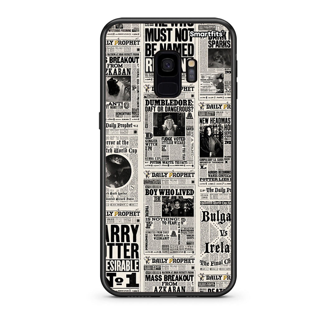 samsung s9 Harry Paper θήκη από τη Smartfits με σχέδιο στο πίσω μέρος και μαύρο περίβλημα | Smartphone case with colorful back and black bezels by Smartfits