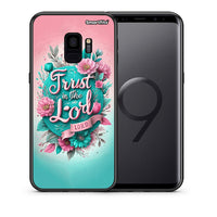 Thumbnail for Θήκη Samsung S9 Lord Trust από τη Smartfits με σχέδιο στο πίσω μέρος και μαύρο περίβλημα | Samsung S9 Lord Trust case with colorful back and black bezels