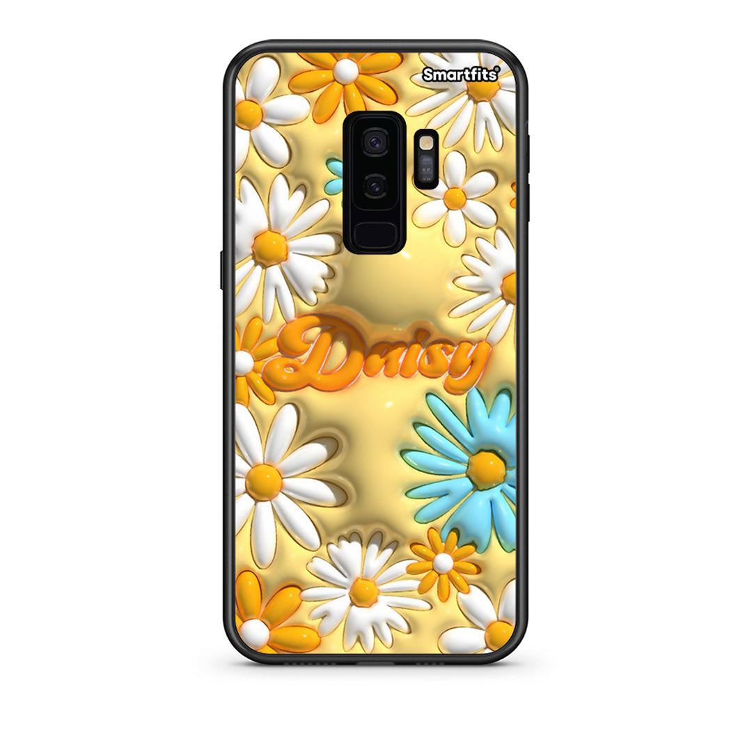 samsung s9 plus Bubble Daisies θήκη από τη Smartfits με σχέδιο στο πίσω μέρος και μαύρο περίβλημα | Smartphone case with colorful back and black bezels by Smartfits