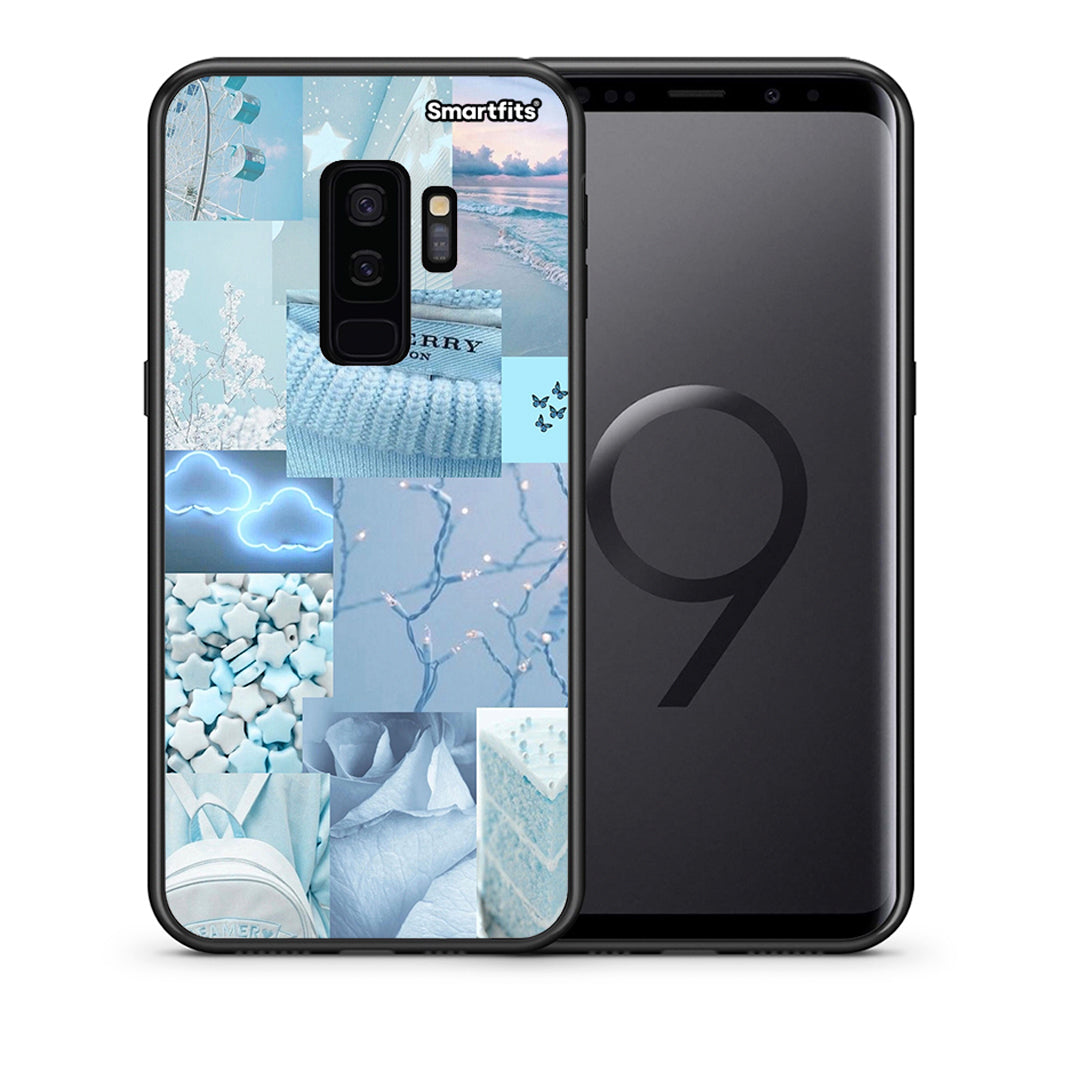 Θήκη Samsung S9 Plus Ciel Aesthetic Collage από τη Smartfits με σχέδιο στο πίσω μέρος και μαύρο περίβλημα | Samsung S9 Plus Ciel Aesthetic Collage case with colorful back and black bezels