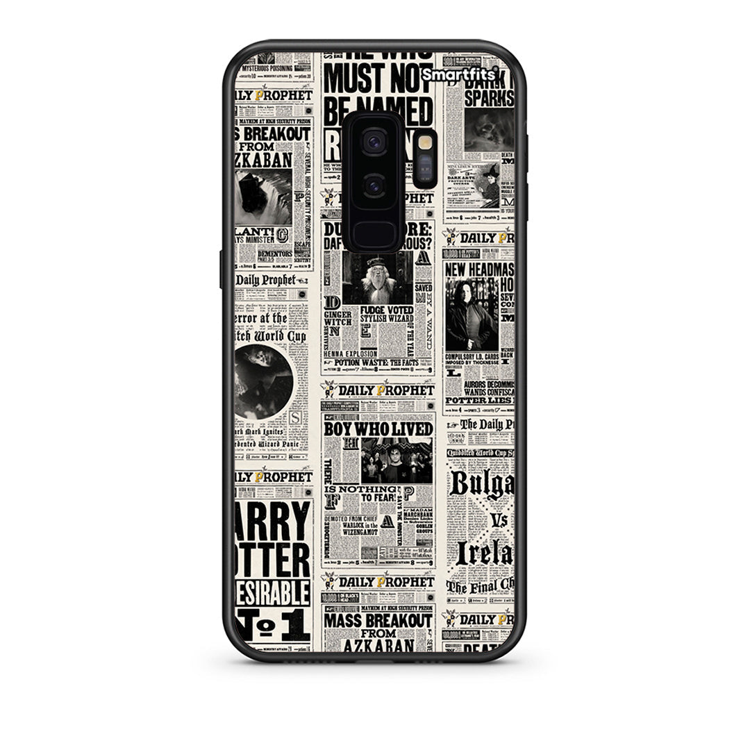 samsung s9 plus Harry Paper θήκη από τη Smartfits με σχέδιο στο πίσω μέρος και μαύρο περίβλημα | Smartphone case with colorful back and black bezels by Smartfits