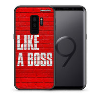 Thumbnail for Θήκη Samsung S9 Plus Like A Boss από τη Smartfits με σχέδιο στο πίσω μέρος και μαύρο περίβλημα | Samsung S9 Plus Like A Boss case with colorful back and black bezels