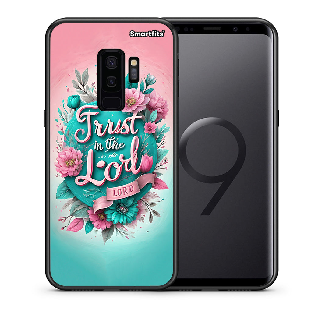 Θήκη Samsung S9 Plus Lord Trust από τη Smartfits με σχέδιο στο πίσω μέρος και μαύρο περίβλημα | Samsung S9 Plus Lord Trust case with colorful back and black bezels