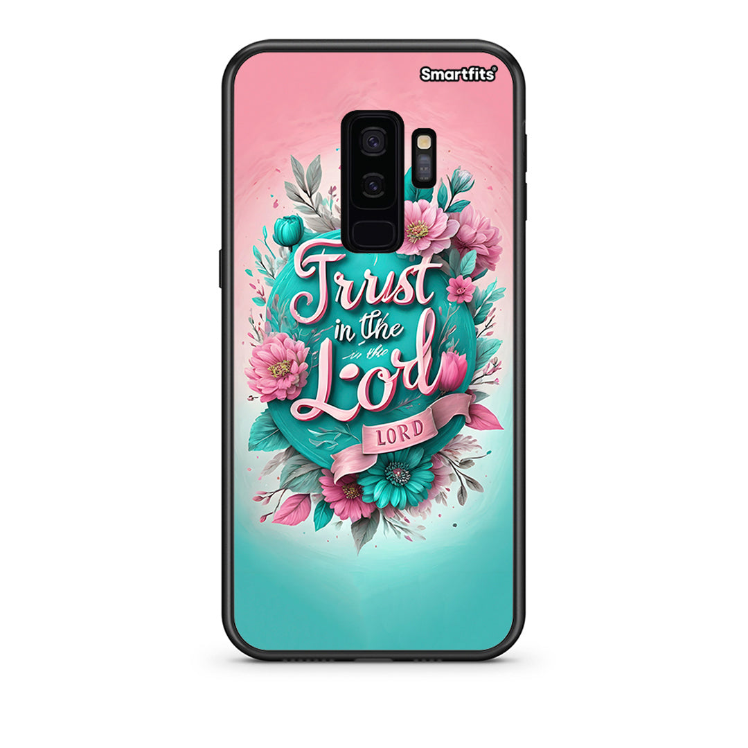 samsung s9 plus Lord Trust θήκη από τη Smartfits με σχέδιο στο πίσω μέρος και μαύρο περίβλημα | Smartphone case with colorful back and black bezels by Smartfits