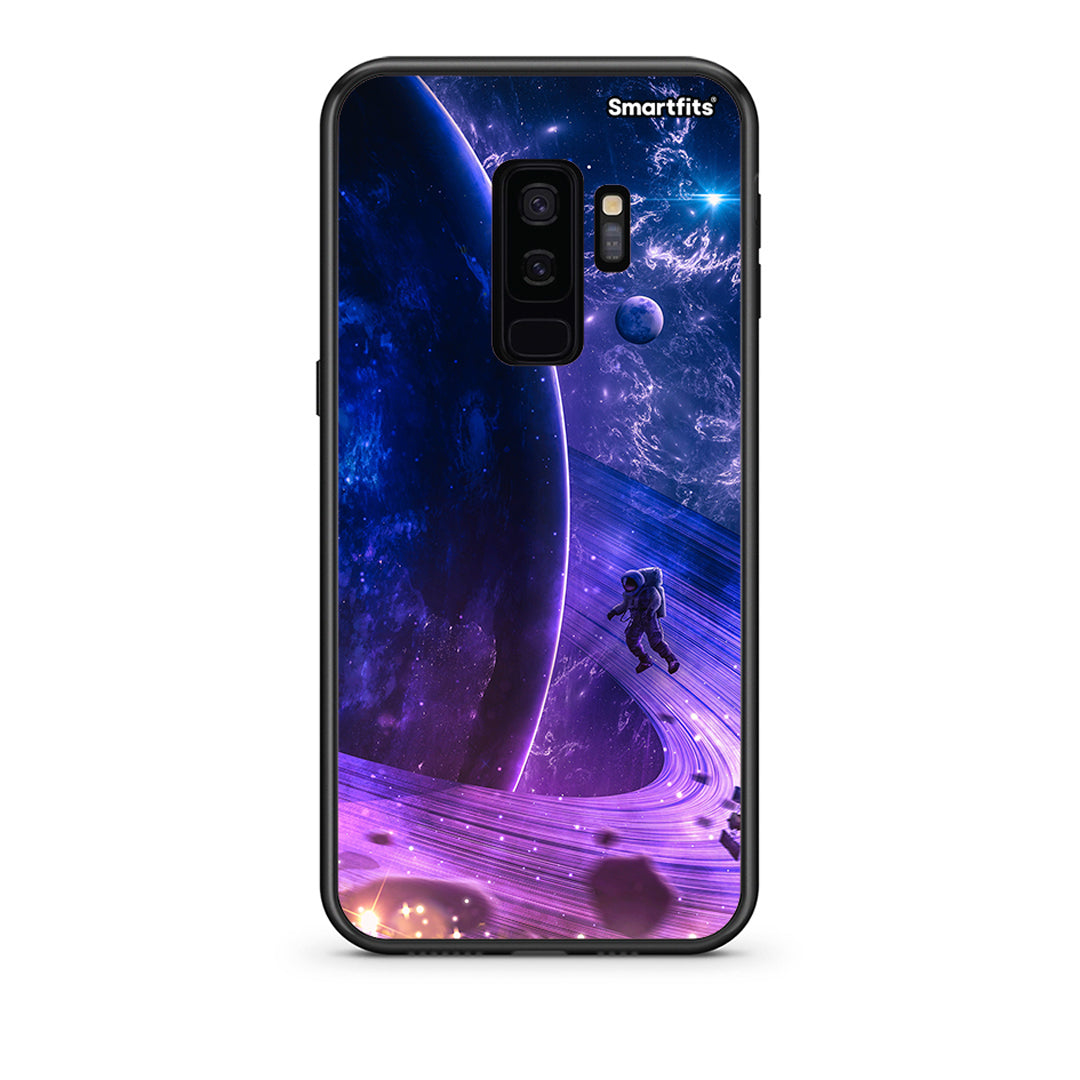 samsung s9 plus Lost Astronaut θήκη από τη Smartfits με σχέδιο στο πίσω μέρος και μαύρο περίβλημα | Smartphone case with colorful back and black bezels by Smartfits