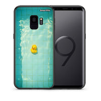 Thumbnail for Θήκη Samsung S9 Yellow Duck από τη Smartfits με σχέδιο στο πίσω μέρος και μαύρο περίβλημα | Samsung S9 Yellow Duck case with colorful back and black bezels