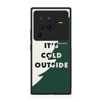 Thumbnail for Vivo X80 Pro 5G Cold Outside θήκη από τη Smartfits με σχέδιο στο πίσω μέρος και μαύρο περίβλημα | Smartphone case with colorful back and black bezels by Smartfits