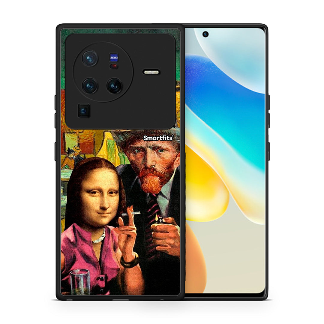 Θήκη Vivo X80 Pro 5G Funny Art από τη Smartfits με σχέδιο στο πίσω μέρος και μαύρο περίβλημα | Vivo X80 Pro 5G Funny Art case with colorful back and black bezels