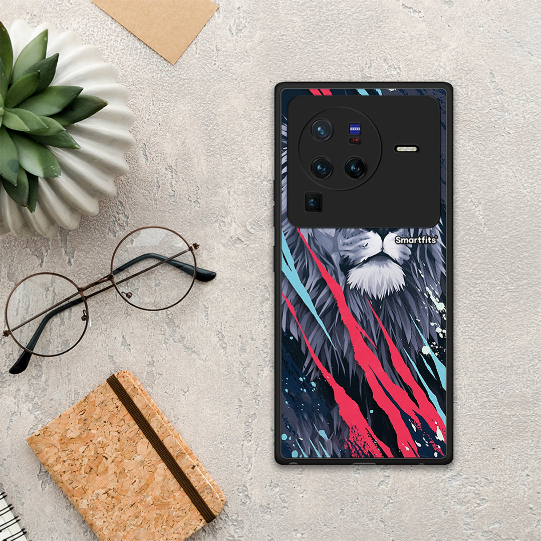 PopArt Lion Designer - Vivo X80 Pro 5G θήκη