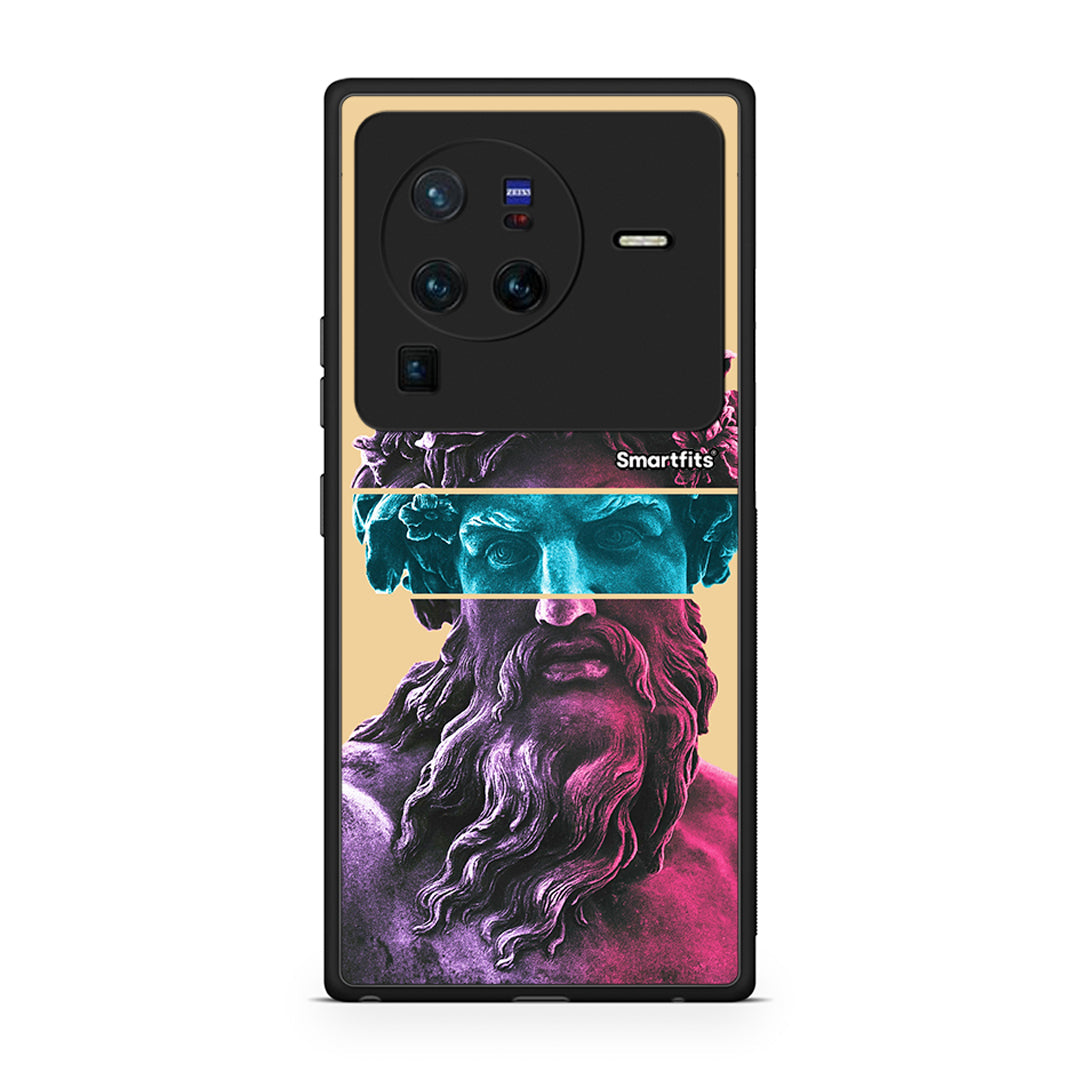 Vivo X80 Pro 5G Zeus Art Θήκη Αγίου Βαλεντίνου από τη Smartfits με σχέδιο στο πίσω μέρος και μαύρο περίβλημα | Smartphone case with colorful back and black bezels by Smartfits