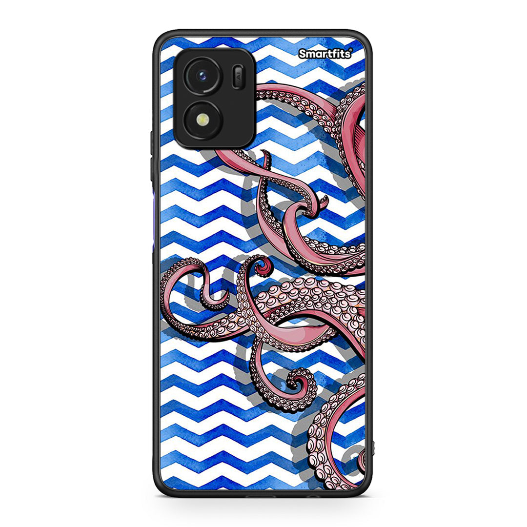 Vivo Y01 / Y15s Chevron Devilfish θήκη από τη Smartfits με σχέδιο στο πίσω μέρος και μαύρο περίβλημα | Smartphone case with colorful back and black bezels by Smartfits