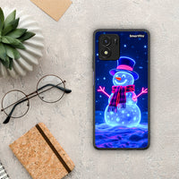 Thumbnail for Christmas Neon Snowman - Vivo Y01 / Y15s θήκη