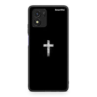 Thumbnail for Vivo Y01 / Y15s White Cross θήκη από τη Smartfits με σχέδιο στο πίσω μέρος και μαύρο περίβλημα | Smartphone case with colorful back and black bezels by Smartfits