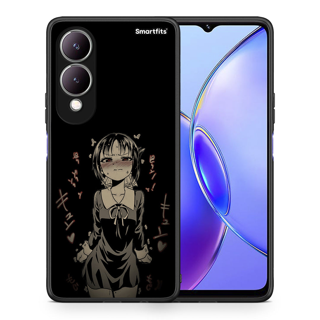 Θήκη Vivo Y17s Anime Girl από τη Smartfits με σχέδιο στο πίσω μέρος και μαύρο περίβλημα | Vivo Y17s Anime Girl case with colorful back and black bezels