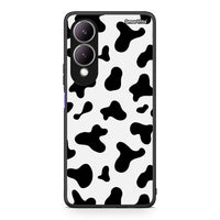 Thumbnail for Vivo Y17s Cow Print θήκη από τη Smartfits με σχέδιο στο πίσω μέρος και μαύρο περίβλημα | Smartphone case with colorful back and black bezels by Smartfits