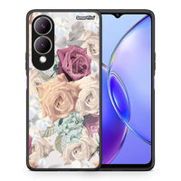 Thumbnail for Θήκη Vivo Y17s Bouquet Floral από τη Smartfits με σχέδιο στο πίσω μέρος και μαύρο περίβλημα | Vivo Y17s Bouquet Floral case with colorful back and black bezels