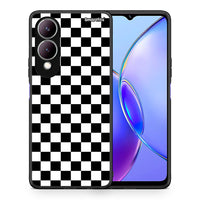 Thumbnail for Θήκη Vivo Y17s Squares Geometric από τη Smartfits με σχέδιο στο πίσω μέρος και μαύρο περίβλημα | Vivo Y17s Squares Geometric case with colorful back and black bezels