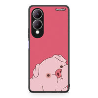 Thumbnail for Vivo Y17s Pig Love 1 Θήκη Αγίου Βαλεντίνου από τη Smartfits με σχέδιο στο πίσω μέρος και μαύρο περίβλημα | Smartphone case with colorful back and black bezels by Smartfits