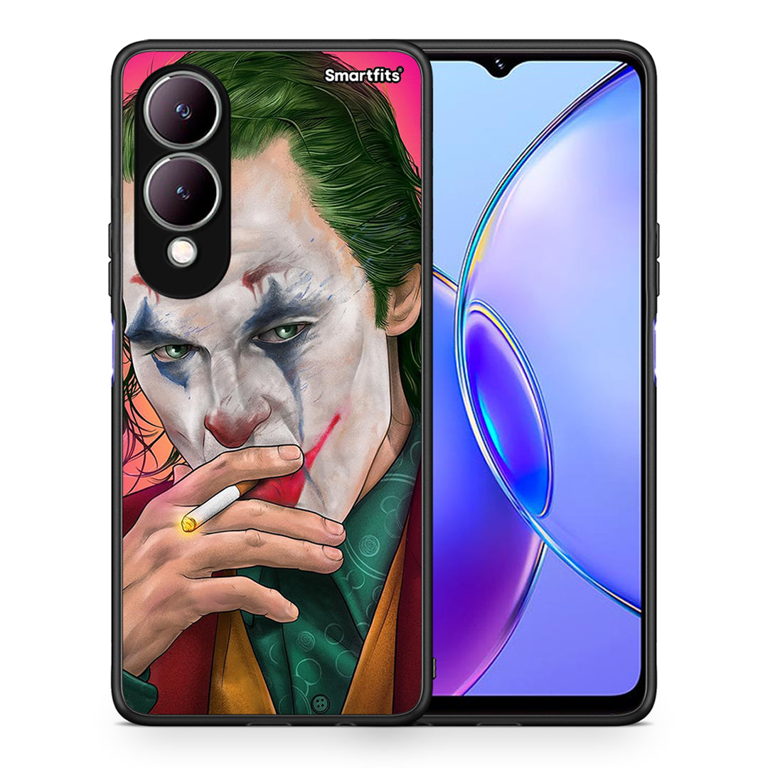 Θήκη Vivo Y17s JokesOnU PopArt από τη Smartfits με σχέδιο στο πίσω μέρος και μαύρο περίβλημα | Vivo Y17s JokesOnU PopArt case with colorful back and black bezels