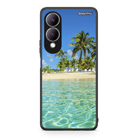 Thumbnail for Vivo Y17s Tropical Vibes Θήκη από τη Smartfits με σχέδιο στο πίσω μέρος και μαύρο περίβλημα | Smartphone case with colorful back and black bezels by Smartfits