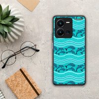 Thumbnail for Swimming Dolphins - Vivo Y35 5G case