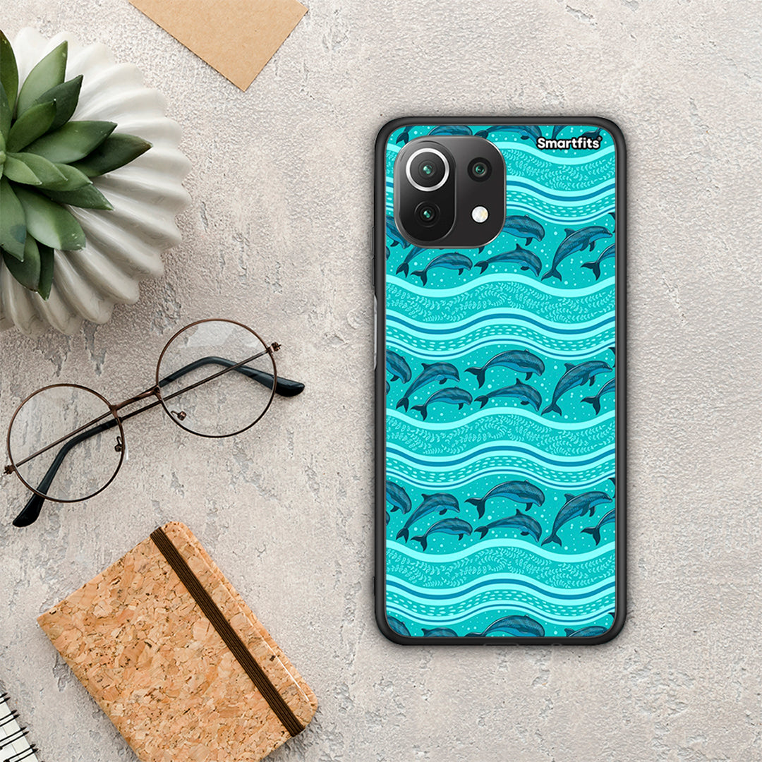 Swimming Dolphins - Xiaomi 11 Lite 5G NE / Mi 11 Lite case