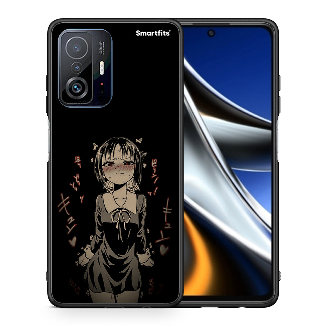 Θήκη Xiaomi 11T/11T Pro Anime Girl από τη Smartfits με σχέδιο στο πίσω μέρος και μαύρο περίβλημα | Xiaomi 11T/11T Pro Anime Girl case with colorful back and black bezels