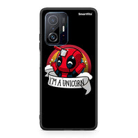 Thumbnail for Xiaomi 11T/11T Pro Unicorn Deadpool θήκη από τη Smartfits με σχέδιο στο πίσω μέρος και μαύρο περίβλημα | Smartphone case with colorful back and black bezels by Smartfits